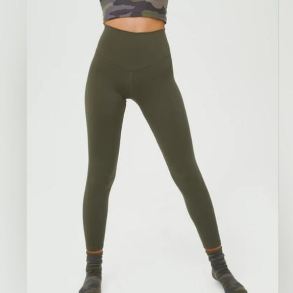 NEW Aerie Offline OG High Waisted Full Length Legging Green - Picture 1 of 10